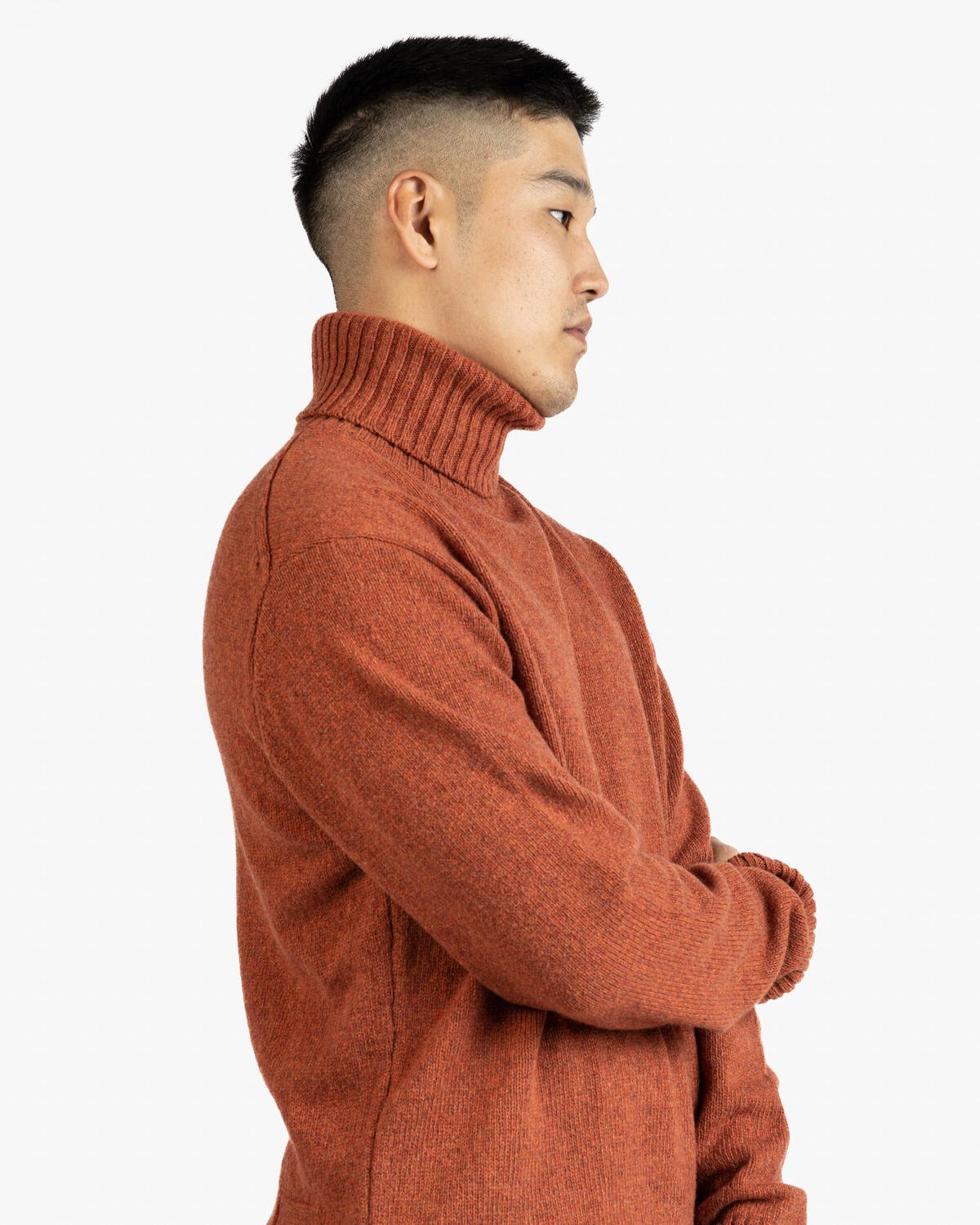 Universal works hot sale roll neck